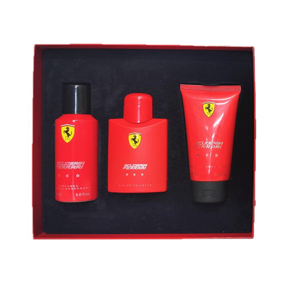 Scuderia Ferrari Red (Set of 3) EDT Gift Set